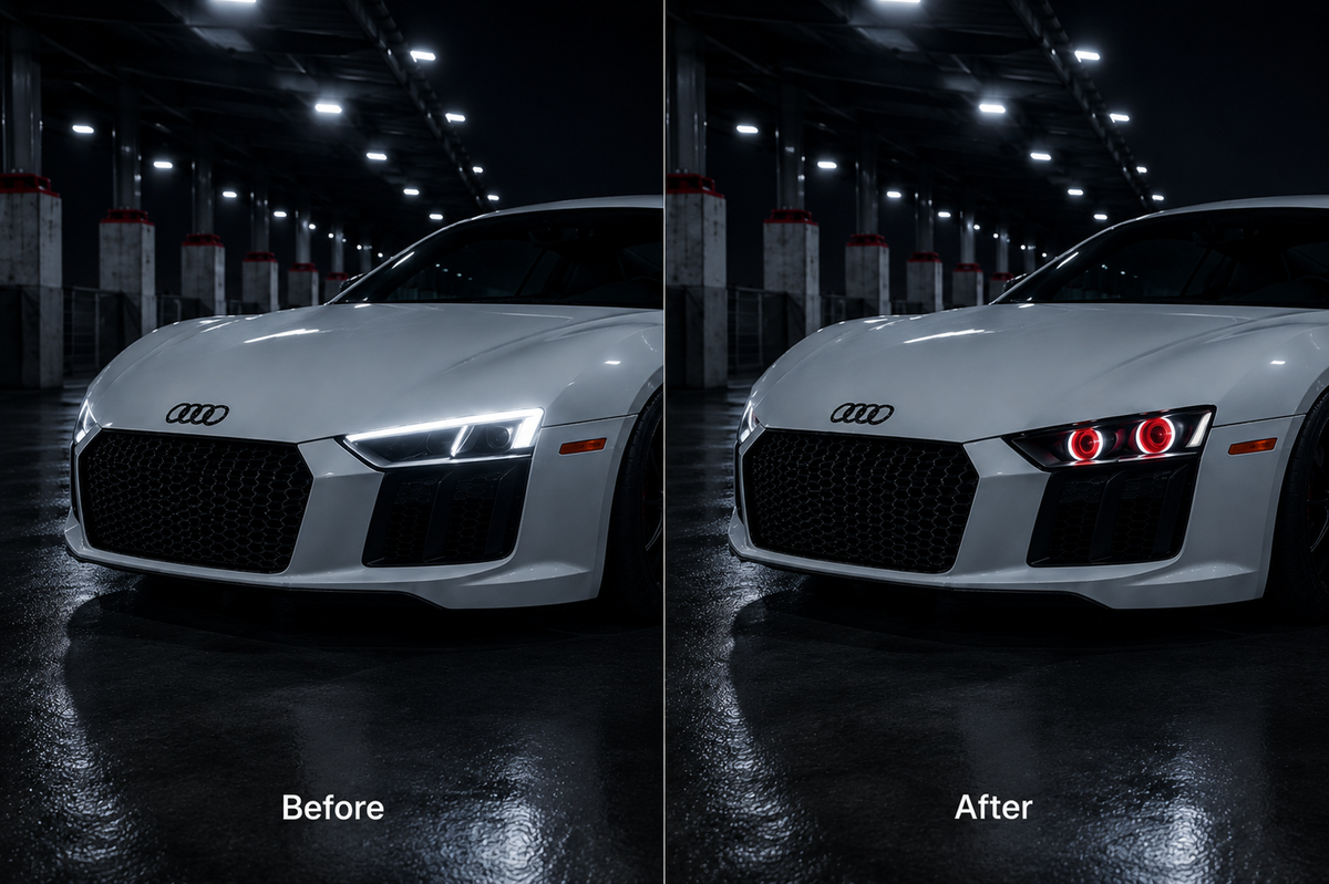 MotorOnes Animated Eyes-Eye LED Headlights
